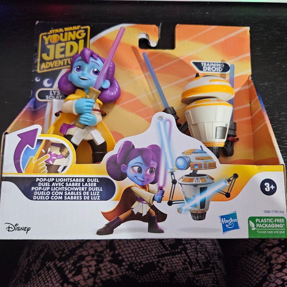 Star Wars Young‎ Jedi Adventures Training Droid Lys Solay pop-up Lightsabers